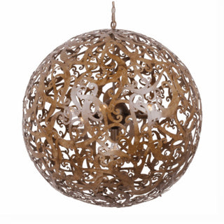 Theodore Bronze Orb Pendant Light - 3 Sizes