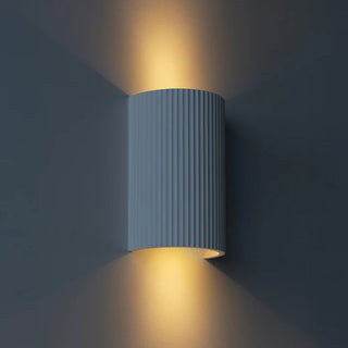 Torquay gypsum wall light casting warm up and down light on wall